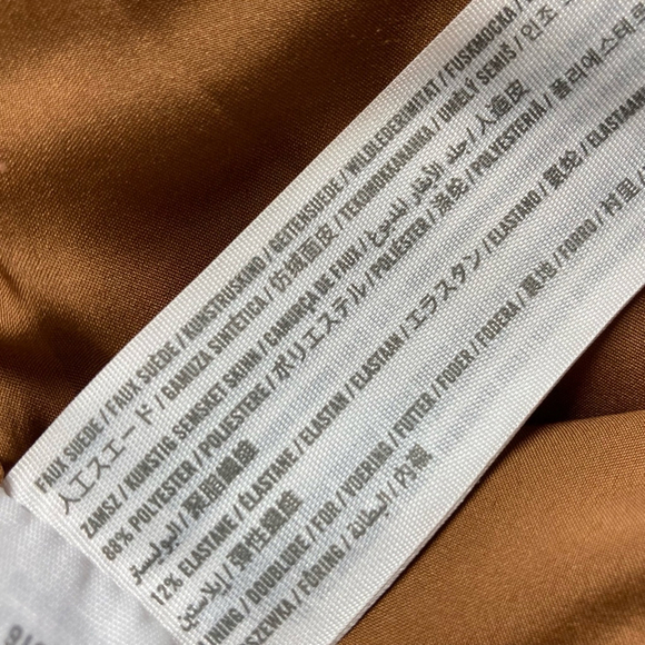 Women's Abercrombie & Fitch Brown faux suede Skirt - Size XL - Picture 8 of 10